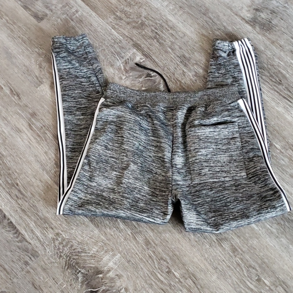 Aeropostale gray black stripe jog pants L - Picture 3 of 4